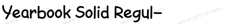 Yearbook Solid Regul字体转换 Yearbook Solid Regul字体转换